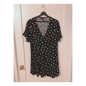 F21+ polka dot dress